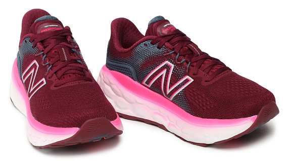 Кроссовки женские New Balance Fresh Foam More v3 Pink Glo - Фото 6 большая
