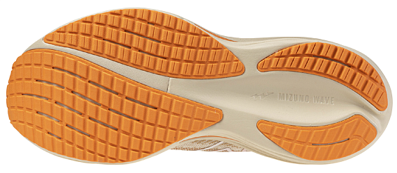 Кроссовки женские Mizuno Wave Rider 29 Summer Sand/White/Autumn Sunse - Фото 4 большая