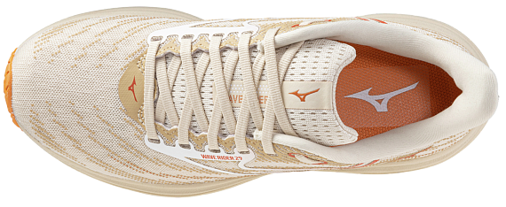Кроссовки женские Mizuno Wave Rider 29 Summer Sand/White/Autumn Sunse - Фото 5 большая