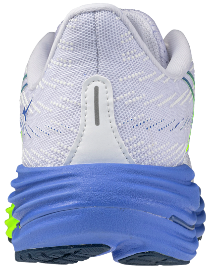 Кроссовки женские Mizuno Wave Rider 29 White/Lightning Yellow/Ultrama - Фото 5 большая