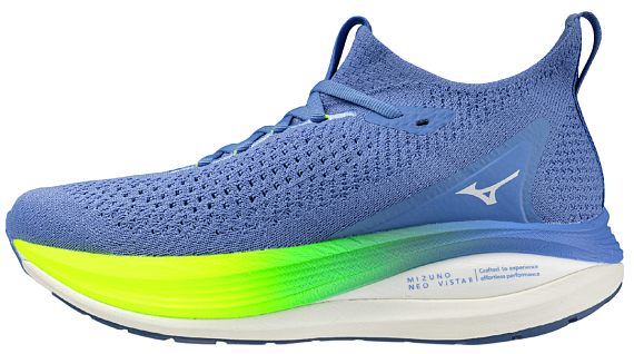 Кроссовки женские Mizuno Neo Vista 2 Ultramarine/White/Lightning Ye - Фото 2 большая