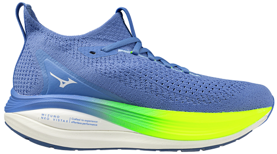 Кроссовки женские Mizuno Neo Vista 2 Ultramarine/White/Lightning Ye - Фото 1 большая