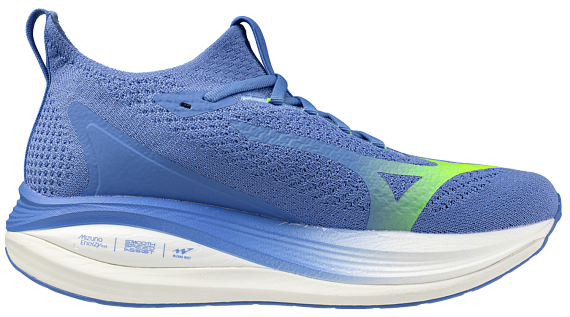Кроссовки женские Mizuno Neo Vista 2 Ultramarine/White/Lightning Ye - Фото 3 большая