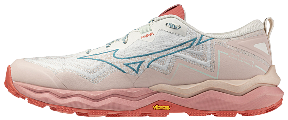 Кроссовки женские Mizuno Wave Daichi 9 Peach Whip/Larkspur/Faded Rode - Фото 2 большая