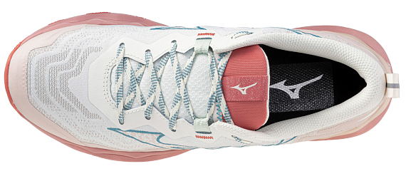 Кроссовки женские Mizuno Wave Daichi 9 Peach Whip/Larkspur/Faded Rode - Фото 5 большая