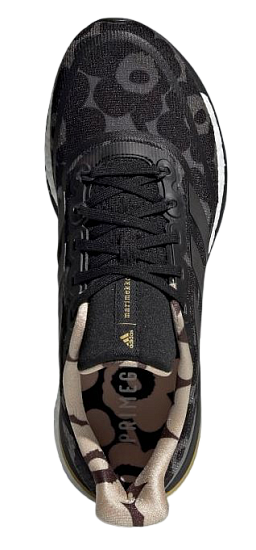 Кроссовки женские Adidas Supernova + X Marimekko Grey Six/Core Black/Gold Met. - Фото 3 большая