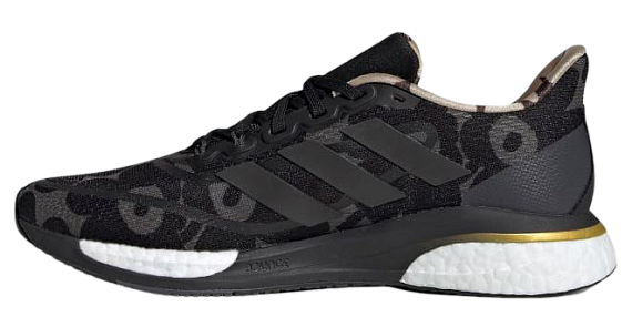 Кроссовки женские Adidas Supernova + X Marimekko Grey Six/Core Black/Gold Met. - Фото 7 большая