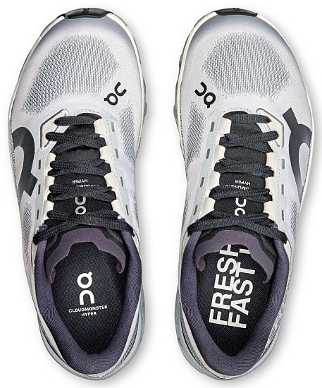 Кроссовки женские On Cloudmonster Hyper Glacier/Ivory - Фото 2 большая