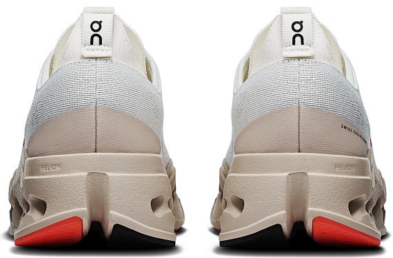 Кроссовки женские On Cloudsurfer Max Ivory/Salmon - Фото 5 большая