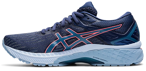 Кроссовки женские ASICS GT-2000 9 Thunder Blue/Storm Blue - Фото 4 большая