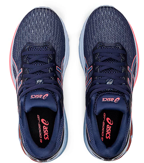 Кроссовки женские ASICS GT-2000 9 Thunder Blue/Storm Blue - Фото 6 большая
