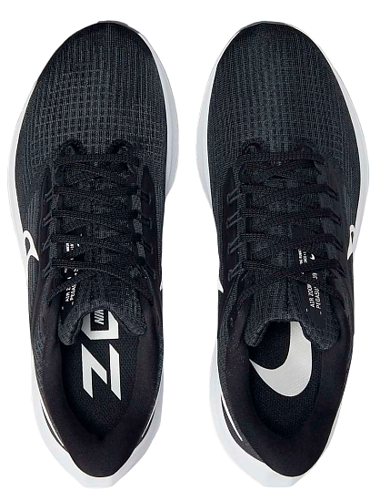 Кроссовки женские Nike Air Zoom Pegasus 39 Black/White-Dk Smoke Grey - Фото 4 большая