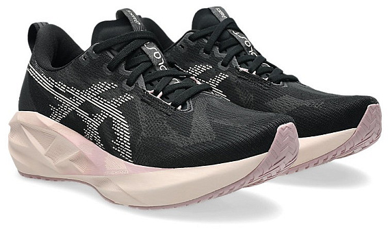 Кроссовки женские ASICS Novablast 5 Black/Pearl Pink - Фото 5 большая