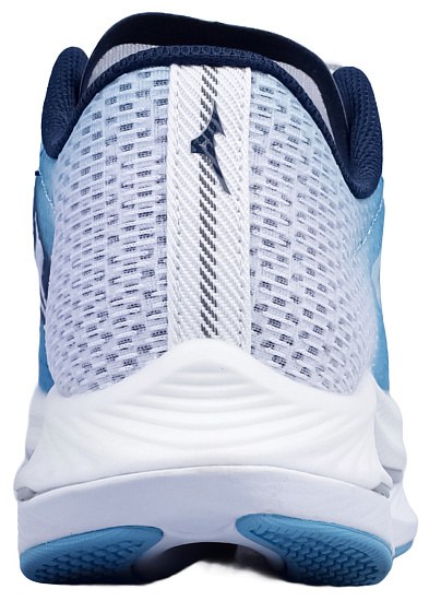 Кроссовки женские Mizuno Wave Rebellion Flash 2 River Blue/Blue Wing Teal/Whit - Фото 3 большая