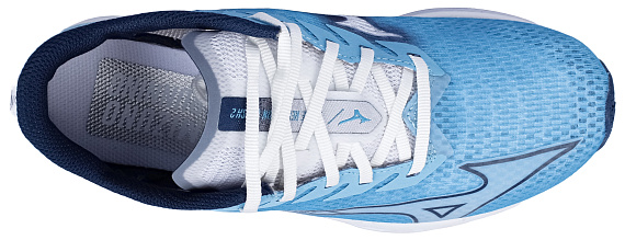 Кроссовки женские Mizuno Wave Rebellion Flash 2 River Blue/Blue Wing Teal/Whit - Фото 5 большая