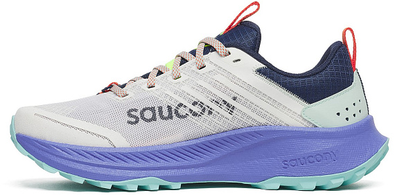 Кроссовки женские Saucony Ride TR2 White/Navy - Фото 4 большая