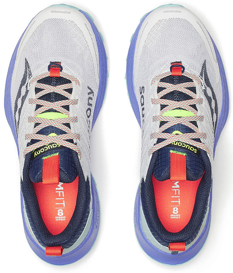 Кроссовки женские Saucony Ride TR2 White/Navy - Фото 6 большая