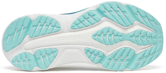 Кроссовки женские Saucony Hurricane 25 White/Navy - Фото 6 большая