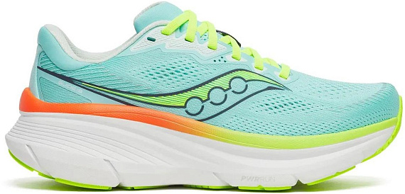 Кроссовки женские Saucony Guide 19 Splash/Citron - Фото 1 большая