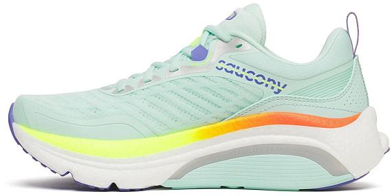 Кроссовки женские Saucony Omni ST 23 Aqua/Citron - Фото 3 большая