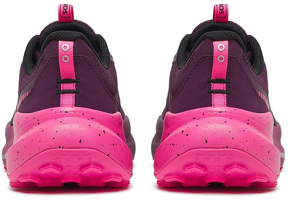 Кроссовки женские Saucony Xodus Ultra 4 Eggplant/Shock - Фото 4 большая