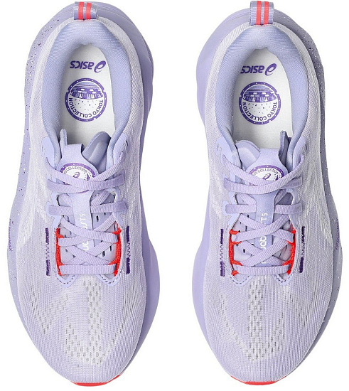 Кроссовки женские ASICS Novablast 5 Tokyo Vapor/Edo Purple - Фото 3 большая