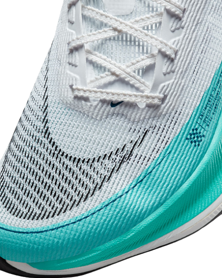 Кроссовки женские Nike ZoomX Vaporfly Next% 2 White/Black-Aurora Green-Washed Teal - Фото 7 большая
