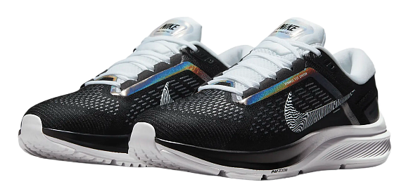 Кроссовки женские Nike Structure 24 Prm Black/White - Фото 4 большая