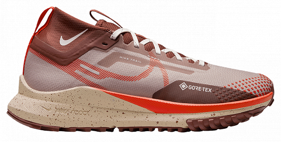 Кроссовки женские Nike Pegasus Trail 4 Gtx Diffused Taupe/Picante Red/Dark Pony - Фото 1 большая