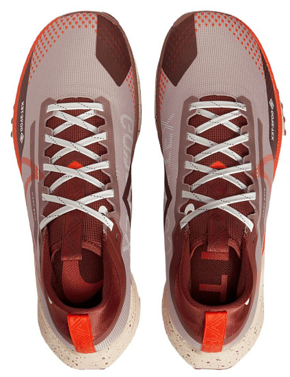 Кроссовки женские Nike Pegasus Trail 4 Gtx Diffused Taupe/Picante Red/Dark Pony - Фото 3 большая