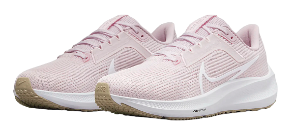 Кроссовки женские Nike Pegasus 40 Pearl Pink/White/Pink Foam/Hemp - Фото 4 большая