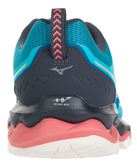 Кроссовки женские Mizuno Wave Mujin 7 (W) Гол/Бел/Син - Фото 3 большая