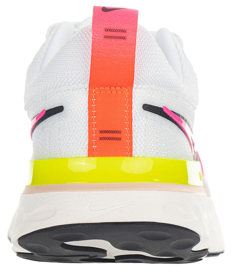 Кроссовки женские Nike React Infinity Run Flyknit 2 White/Sail/Pink Blast/Black - Фото 3 большая