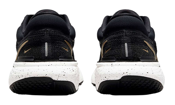 Кроссовки женские Nike ZoomX Invincible Run Flyknit Black/Sail/Metallic Gold - Фото 6 большая