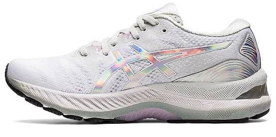 Кроссовки женские ASICS Gel-Nimbus 23 Platinum Glacier Gray/White - Фото 4 большая