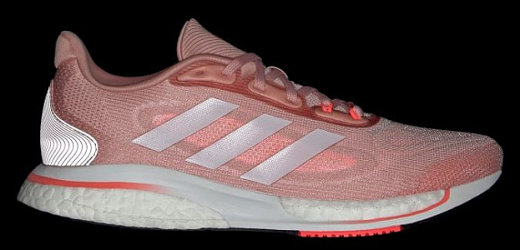 Кроссовки женские Adidas Supernova+ Wonder Mauve/Almost Pink/Turbo - Фото 10 большая