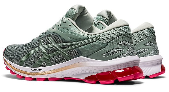 Кроссовки женские ASICS GT-1000 10 Lichen Rock/Champagne - Фото 4 большая