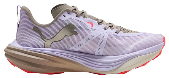 Кроссовки женские Puma Deviate Nitro Elite Trail Light Lavender/Mouse Gray - Фото 4 большая