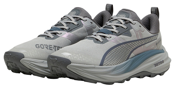 Кроссовки женские Puma Voyage Nitro 4 Gtx Gray Echo/Evening Blue - Фото 7 большая