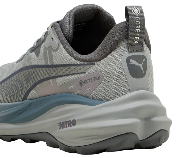 Кроссовки женские Puma Voyage Nitro 4 Gtx Gray Echo/Evening Blue - Фото 6 большая