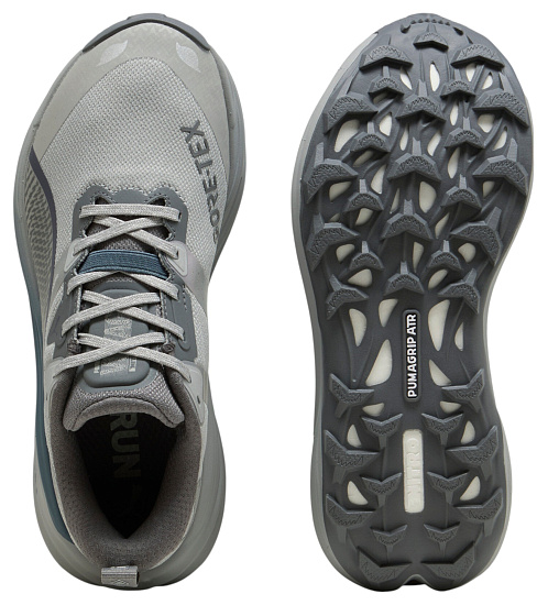 Кроссовки женские Puma Voyage Nitro 4 Gtx Gray Echo/Evening Blue - Фото 3 большая
