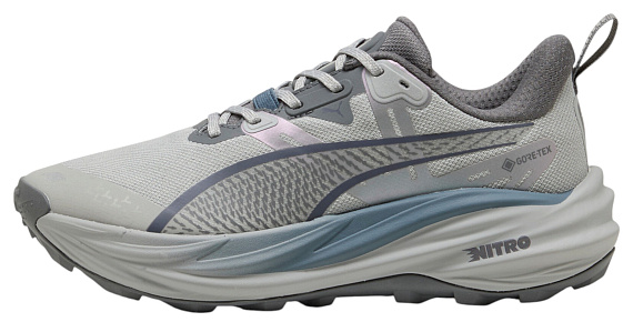 Кроссовки женские Puma Voyage Nitro 4 Gtx Gray Echo/Evening Blue - Фото 2 большая