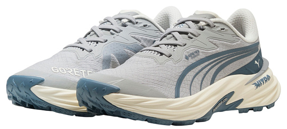 Кроссовки женские Puma Fast/Trac Nitro 4 Gtx Gray Echo/Evening Blue - Фото 7 большая
