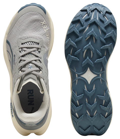 Кроссовки женские Puma Fast/Trac Nitro 4 Gtx Gray Echo/Evening Blue - Фото 3 большая