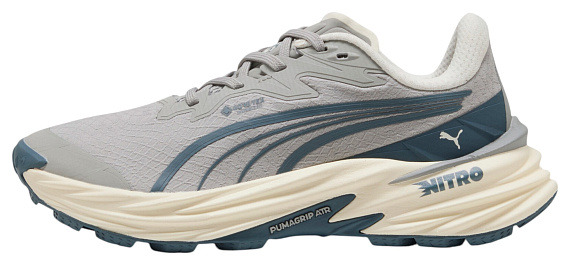 Кроссовки женские Puma Fast/Trac Nitro 4 Gtx Gray Echo/Evening Blue - Фото 2 большая