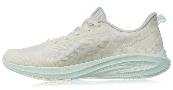 Кроссовки женские Xtep Run Comfortably Canvas White/Bubbly Green - Фото 2 большая