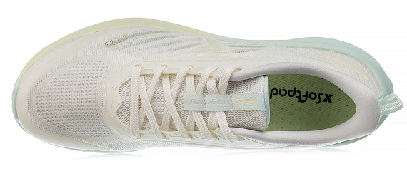 Кроссовки женские Xtep Run Comfortably Canvas White/Bubbly Green - Фото 4 большая