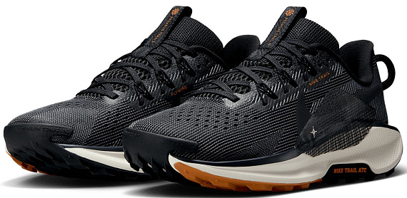 Кроссовки женские Nike Reactx Pegasus Trail 5 Black/Off Noir/Monarch/Pale Ivory - Фото 2 большая
