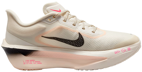 Кроссовки женские Nike Zoom Fly 6 Pale Ivory/Black/Crimson Tint/Sail - Фото 2 большая