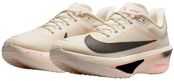 Кроссовки женские Nike Zoom Fly 6 Pale Ivory/Black/Crimson Tint/Sail - Фото 5 большая